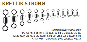 Krętlik Jaxon Strong #2 55kg AJ-KR10302C