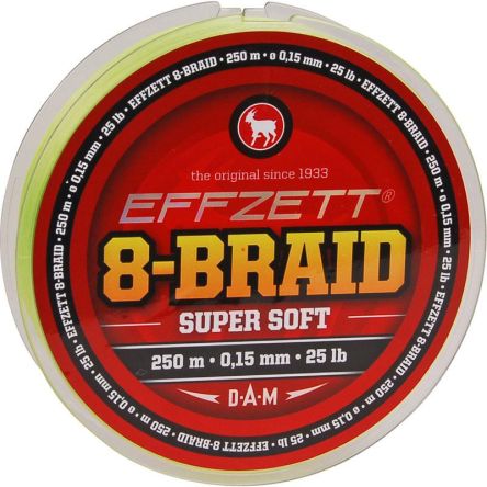 Plecionka DAM Effzett 8braid 125m 0,10mm zielona 3798010