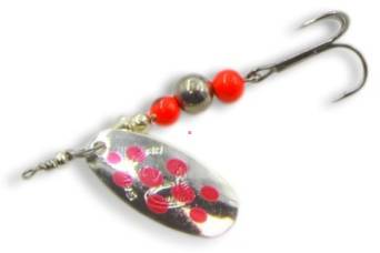 Obrotówka Savage Gear Caviar Spinner #3 9,5g kolor 09 Silver Cobber 50739