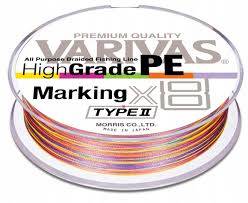 Plecionka Varivas High Grade PE Marking x8 1,5 150m max.31lb