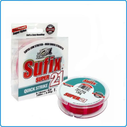 Żyłka Sufix Super 21 Quick Strike 0,16mm 2,5kg