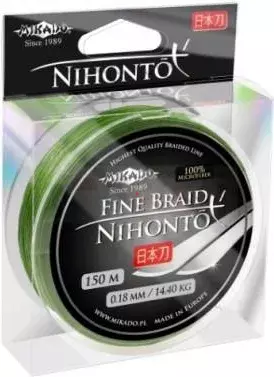 Plecionka Mikado Nihonto Fine Braid 0,20mm 150m zielona