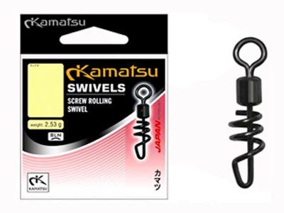 Krętlik z Agrafką Kamatsu Screw rozm 1/0 3 szt 562101100
