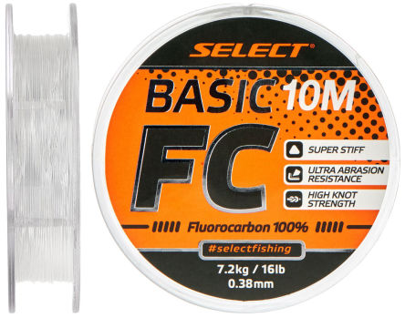 Fluorocarbon Select Basic FC 10m 0.33mm 13lb/6.0kg