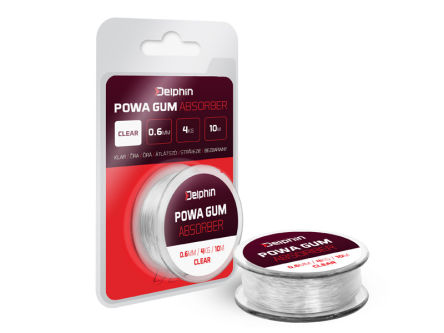 Delphin POWA GUM Absorbująca przezroczysta 0.8mm/6kg/8m 101001553