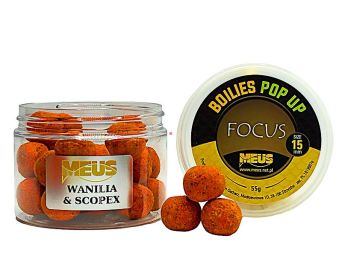 Kulka Meus Pop Up Focus 15mm Wanilia & Scopex 55g KPF15WS