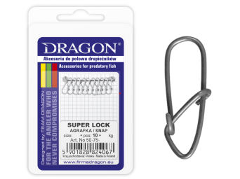 Agrafka Dragon Spin Lock Snap 14 10kg 10szt 50-76-014