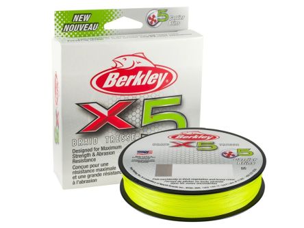 Plecionka Berkley X5 Braid Flame Green 0,25mm 150m 27kg 1486750