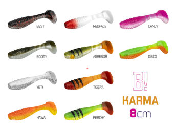 Guma Delphin Karma 10cm MIX 5szt 101002575