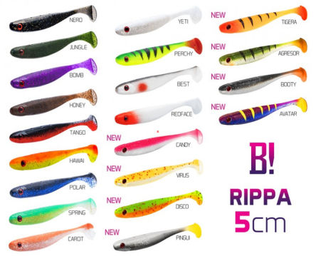 Guma Delphin Bomb Rippa 5cm MIX 5szt 101002182
