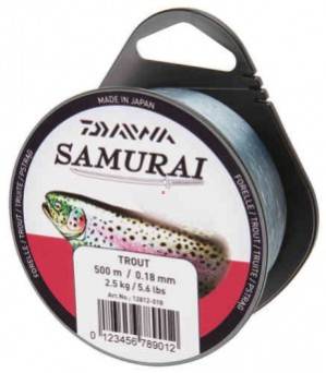 Żyłka Daiwa Samurai 0,25mm 500m na pstrąga