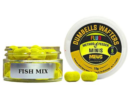 Dumbells Meus Wafters Fluo MINIS 8mm Fish Mix 15g MDWFM