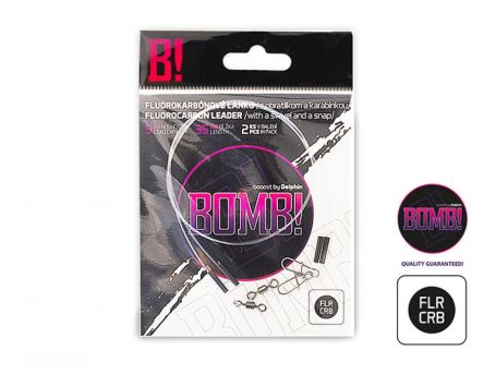 Przypon Delphin Bomb 18kg 45cm 2szt fluorocarbon 