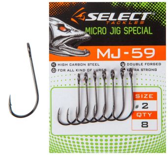 Haczyki Select MJ-59 Micro Jig Special #2 (8 szt./opak)