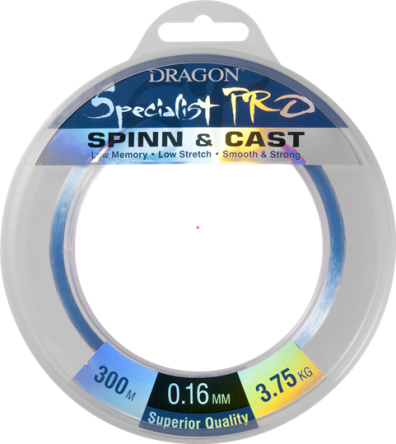 Żyłka Dragon Specialist Pro Spinn & Cast 0,16mm 300m 3,75kg 