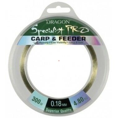 Żyłka Dragon Specialist Pro Carp & Feeder 0,23mm 300m 6,55kg