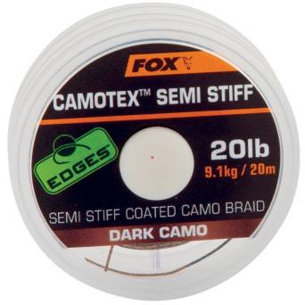 Plecionka Fox Camotex Semi Stiff Dark Camou 25lb 20m CAC646