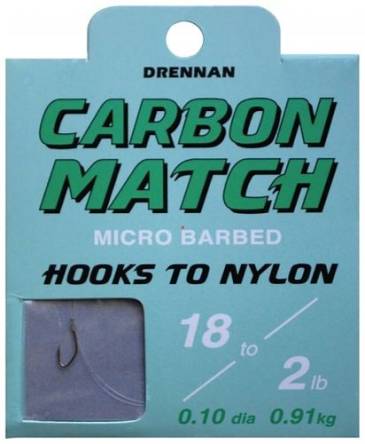 Haki Drennan Carbon Match z przyponem r22