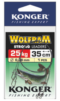 Przypon Konger Wolfram STRONG 25kg 35cm 1szt 260035025