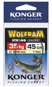 Przypon Konger Wolfram STRONG 35kg 45cm 1szt 260045035