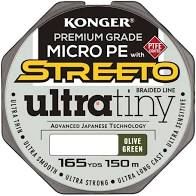 Plecionka Konger Streeto Ultra Tiny 0,08mm 150m zielona 