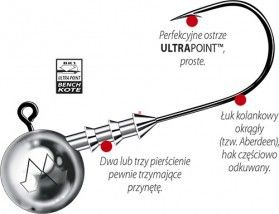 Główki Jigowe MUSTAD Classic 4/0 12,5g 3szt 724-125-040