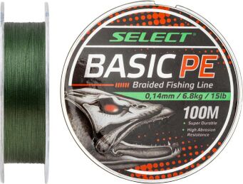 Plecionka Select Basic PE 150m 0.16mm 18lb/8.3kg ciemnozielona