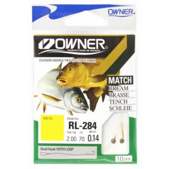 Hak Owner Sode z Przyponem RL-284 #12 10szt