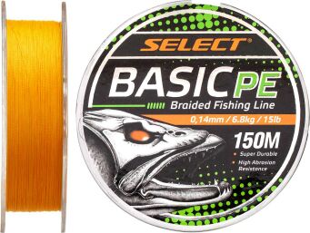 Plecionka Select Basic PE 150m 0.12mm 12lb/5.6kg Pomarańczowa