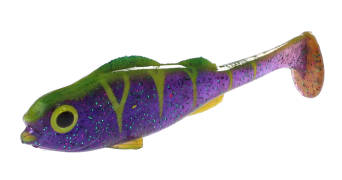 Przynęta Mikado REAL FISH PERCH 9.5cm 4szt. Magic Violet PMRFP-9.5-MAGIC-V