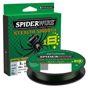 Plecionka SpiderWire Stealth Smooth 8 Braid Moss Green 0,13mm 12,7kg 150m 1515225