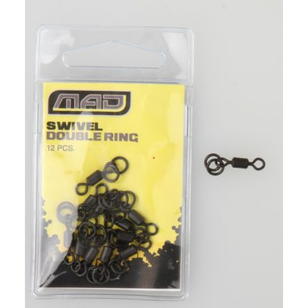 Krętlik DAM MAD Double Ring Swivel rozm 8 12 szt 52097
