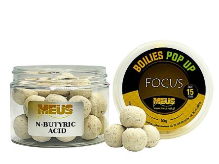 Kulka Meus Pop Up Focus 15mm N-Butyric Acid Skisłe Masło 55g KPF15NB