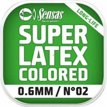 Guma amortyzator Sensas super latex colored 6m 0,8mm róż