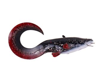 Guma DAM Effzett Real Life Catfish Loose Body Curl Tail 20cm 85gr Grey