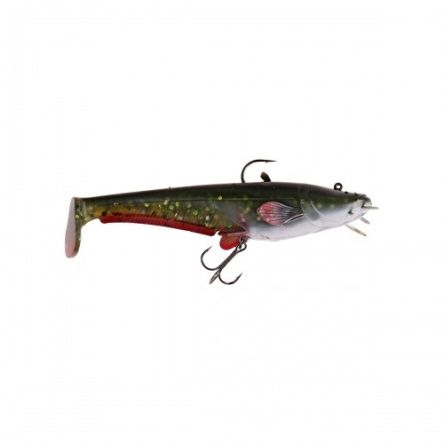 Guma DAM Effzett Real Life Catfish Paddle Tail 20cm 125gr Green 5817102