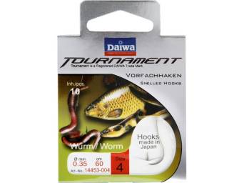 Hak na czerwonego robaka Daiwa Tournament nr1 / 0,35mm