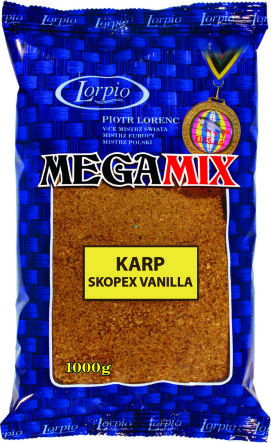 Zanęta LORPIO Mega Mix Karp SKOPEX-VANILLA 1kg ZA-LO073