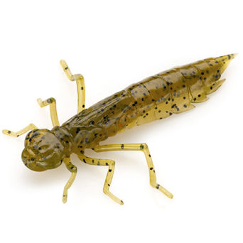 Guma Fishup Dragonfly 1,7" 074 Green Pumpkin Seed