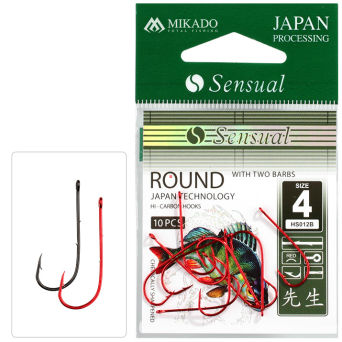 MIKADO HACZYK - SENSUAL - ROUND Z ZADZIORAMI nr 10 RED HS012B-10R