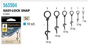 Kamatsu Agrafka Easy Lock Snap rozm 3/32kg 563504003