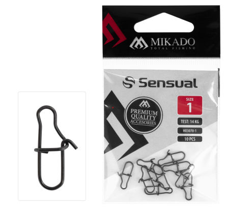 Agrafka Mikado Spinningowa nr 3 BN - op.10szt.