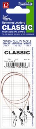 Przypon DRAGON 1x7 Surfstrand A.F.W 13kg Classic 35cm 50-213-35