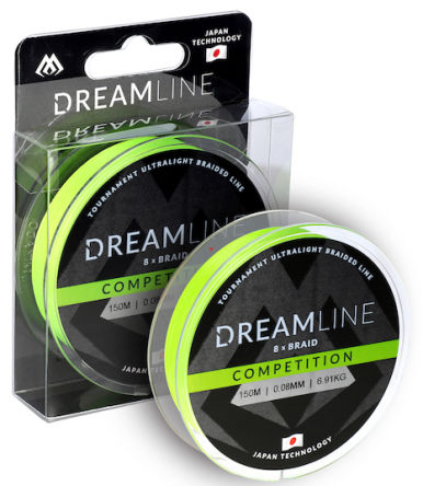 Plecionka Mikado DREAMLINE COMPETITION 0.08mm 150m FLUO ZIELONA