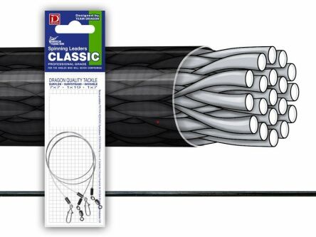 Przypon DRAGON 1x19 Surflon 8kg 35cm