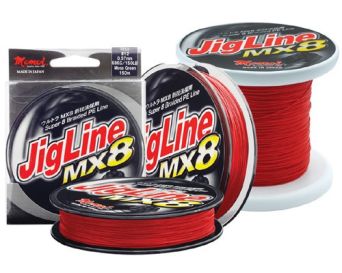 Plecionka Momoi JigLine MX8 0,12mm 150m 7kg Red
