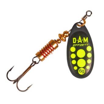Obrotówka Dam Effzett Standard BLACK YELLOW 5 12g 5131005