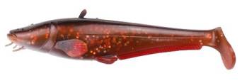 Guma DAM Effzett Real Life Catfish Loose Body Paddle Tail 20 cm 125gr Brown