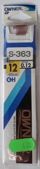 Hak Owner z przyponem S-363 #12 10szt