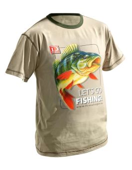 Koszulka t-shirt Dragon XL okoń beż